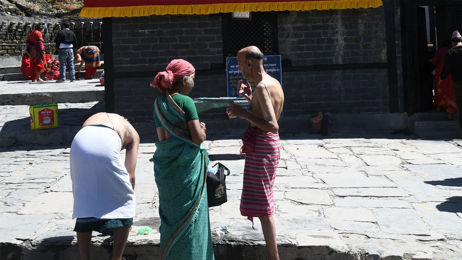 Indian devotees at Muktinath Temple